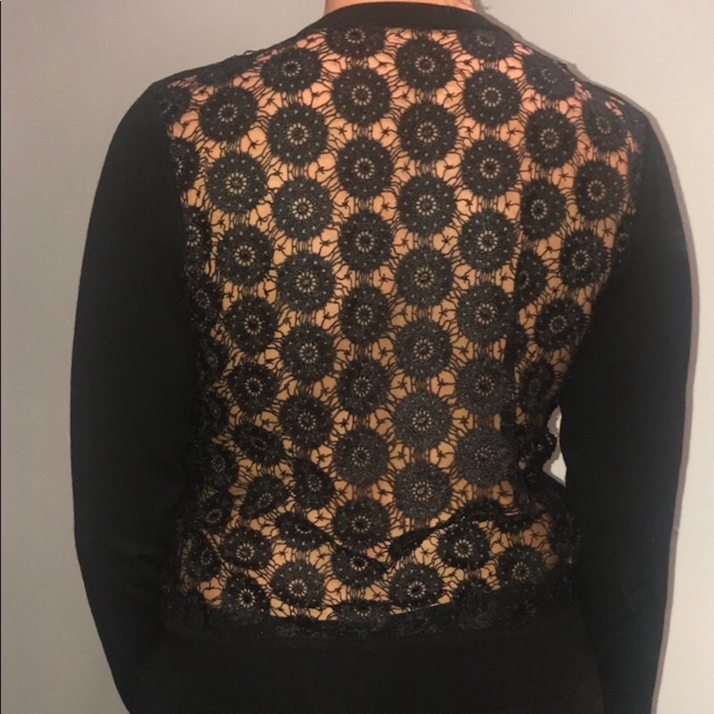 Karen Millen - Lace Back Cardigan